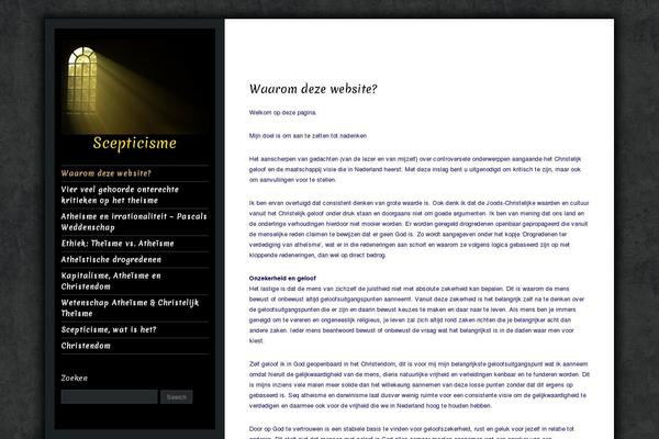 scepticisme.nl site used Luminescence Lite