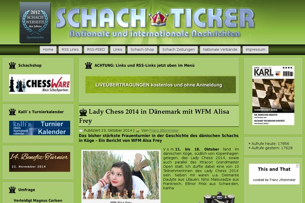 schach-ticker.de site used Newsever-pro