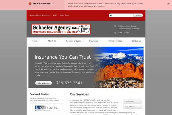 schaeferagency.com site used Template20v2