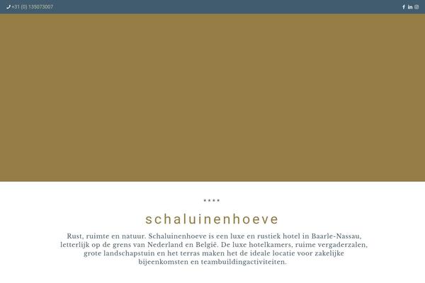 schaluinenhoeve.com site used BeTheme