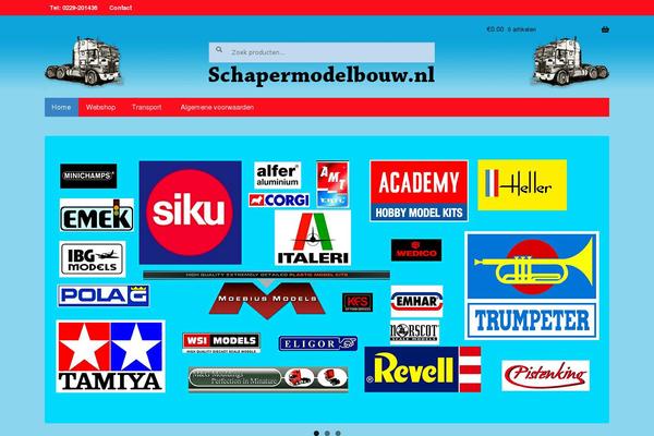 schapermodelbouw.nl site used Basis-shop