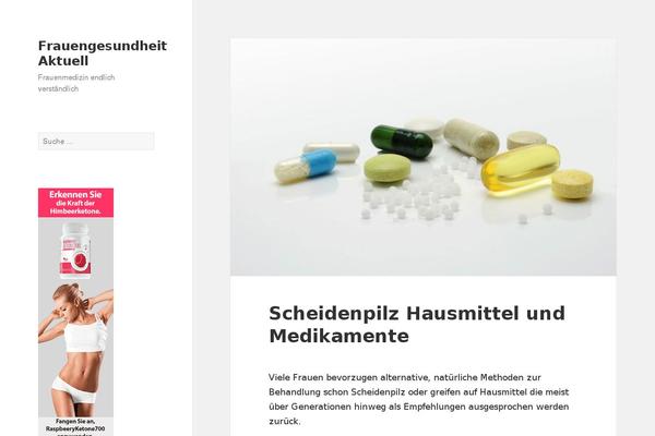 Twenty Twelve theme site design template sample