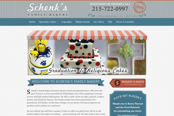 WordPress website example screenshot