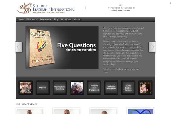 scherercenter.com site used Scherer