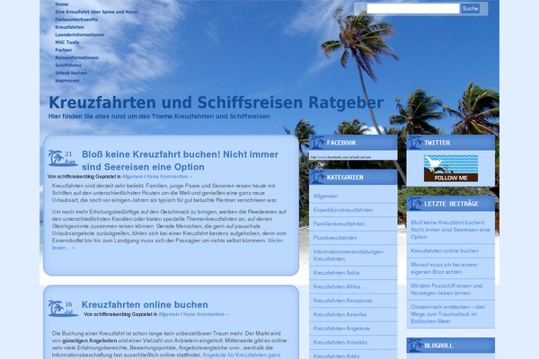 WordPress website example screenshot