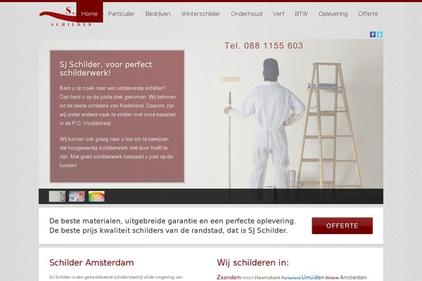 schilderperfect.nl site used Fusion