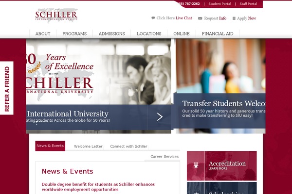 schiller theme websites examples