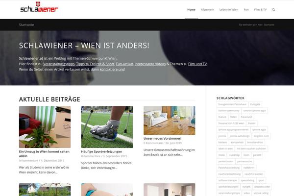 WordPress website example screenshot