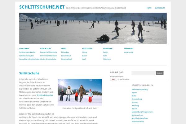 WordPress website example screenshot