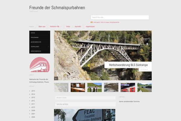 Bridge Child theme site design template sample