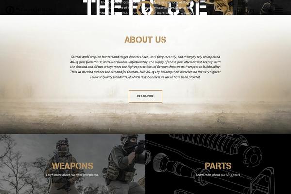 WordPress website example screenshot