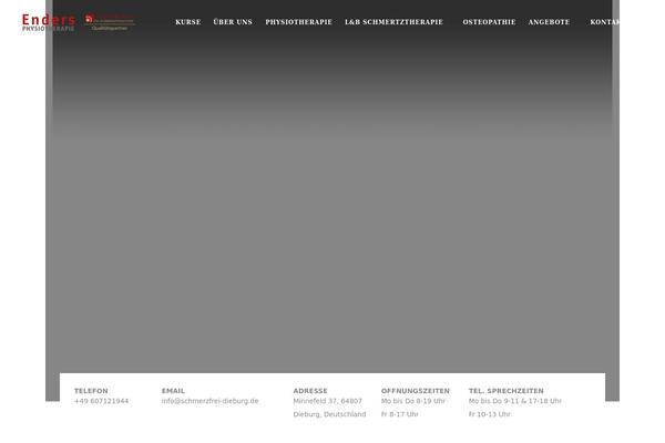 Chiropractor theme site design template sample