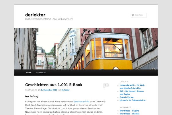 Twenty Fifteen theme site design template sample