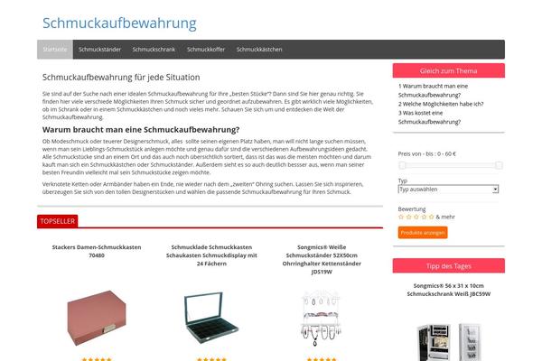schmuckaufbewahrung.net site used Affiliatetheme