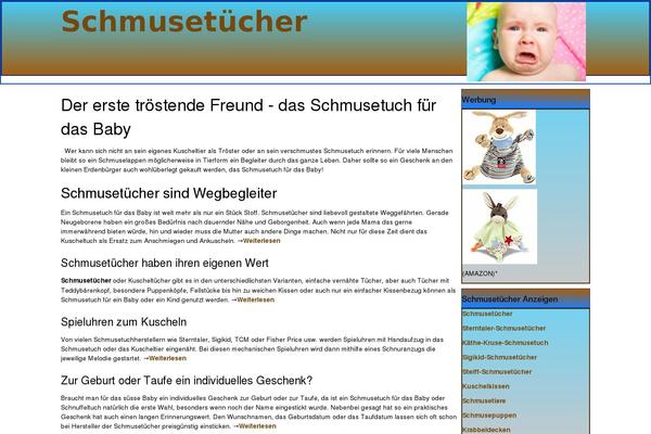 schmusetuecher.org site used Schmusetuecher2015