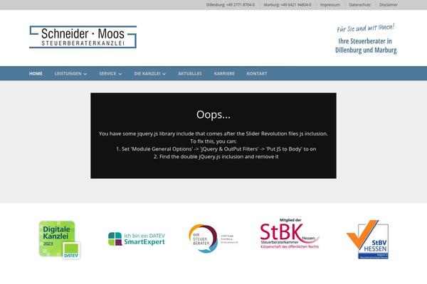 WordPress website example screenshot