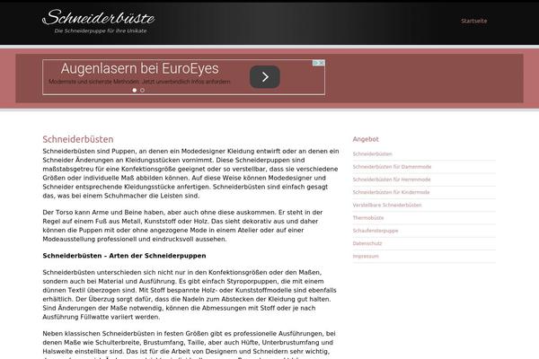 schneiderbueste.com site used Encounters Lite