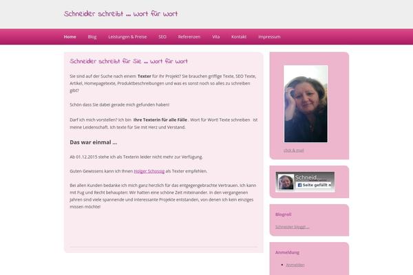 WordPress website example screenshot