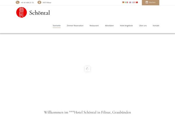 WordPress website example screenshot