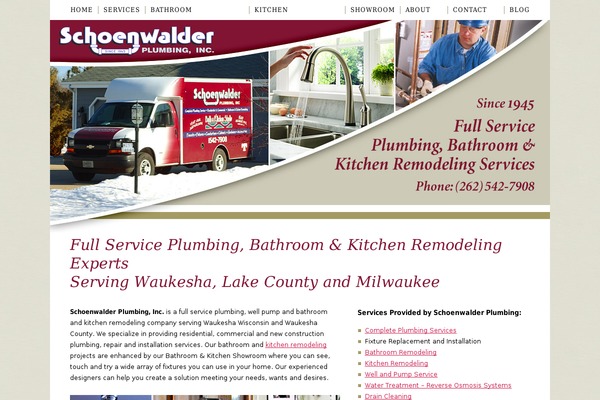 schoenwalderplumbing.com site used Schoenwalder_theme