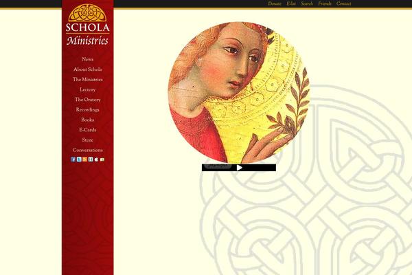 scholaministries.org site used Scholaministries