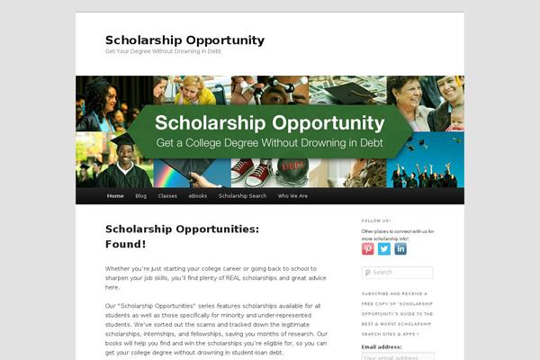 scholarshipopportunity.org site used Pierogi