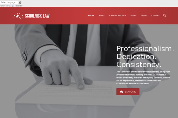 scholnicklaw.com site used Scholnick