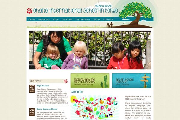 Child_care_creative theme site design template sample