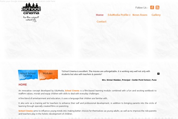 schoolcinema.net site used Schoolcinema