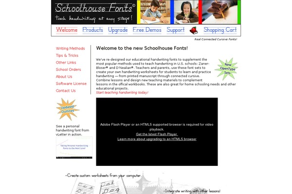 schoolhousefonts.com site used Schoolhousefonts