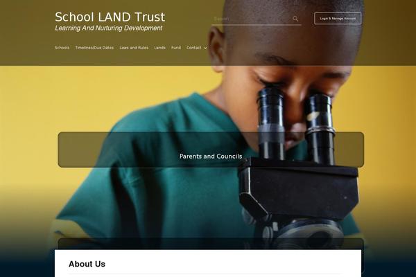 schoollandtrust.org site used Slt
