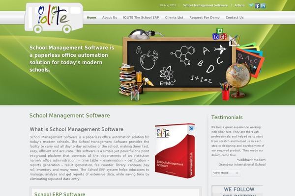 schoolmanagementsoftware.info site used Yoo_air_wp