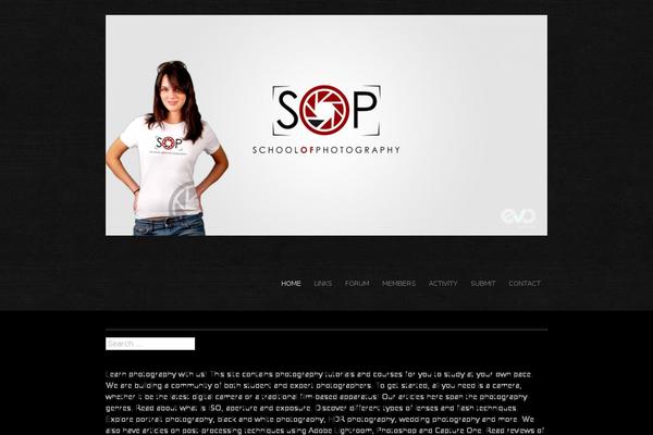 Cooperative theme site design template sample