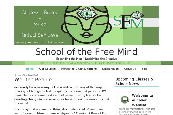 schoolofthefreemind.com site used Education-pack