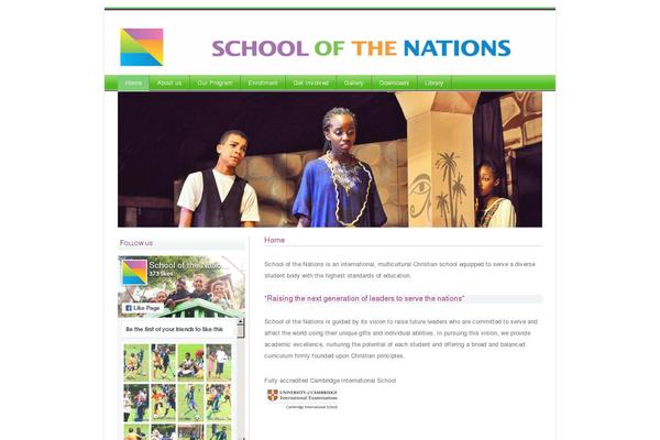 schoolofthenations.org site used Sidebar-footer