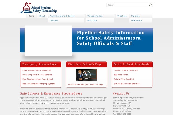 schoolpipelinesafety.org site used Cleanism