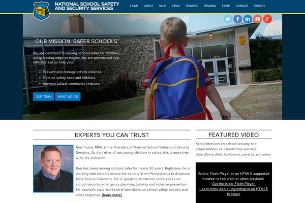 schoolsecurity.org site used Parthenon-child