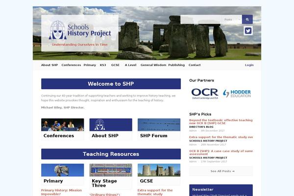 schoolshistoryproject.org.uk site used Plexus-child