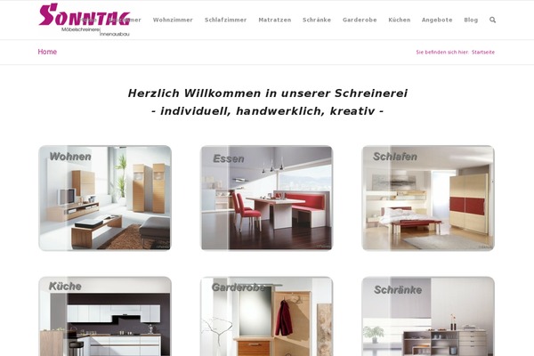 Enfold theme site design template sample