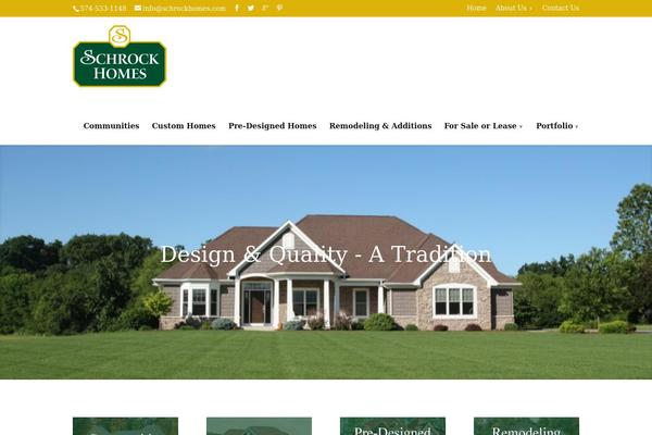 Divi theme site design template sample
