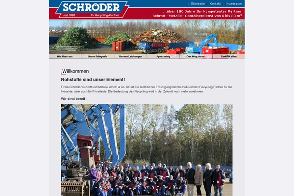schrott-schroeder.de site used Schroeder