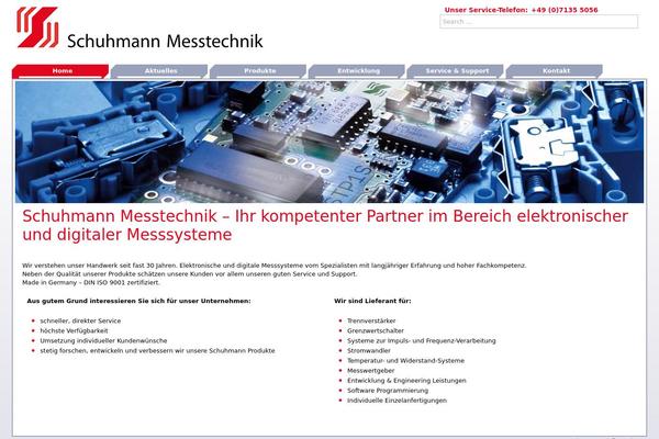 schuhmann-messtechnik.de site used Schuhmann-messtechnik