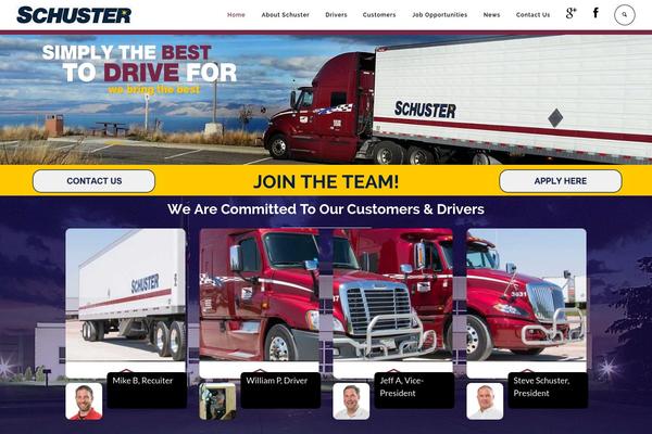 The7 Child theme site design template sample