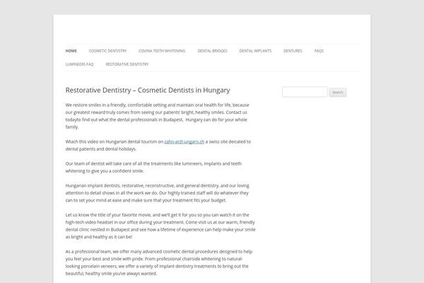 Twenty Twelve theme site design template sample