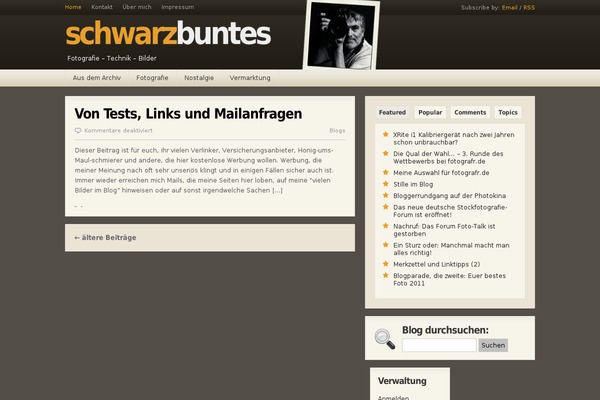 WordPress website example screenshot