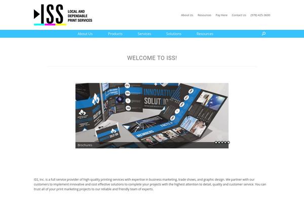 WordPress website example screenshot
