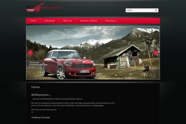 Redauto theme site design template sample
