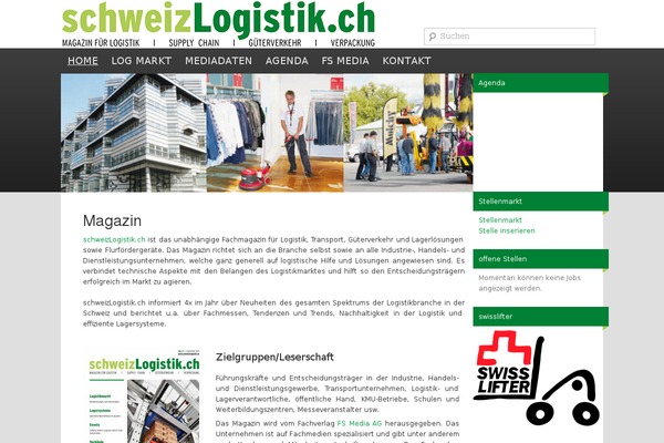 schweizlogistik.ch site used Fsmedia