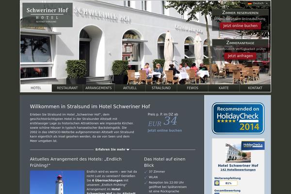 schweriner-hof.de site used Sh-responsive