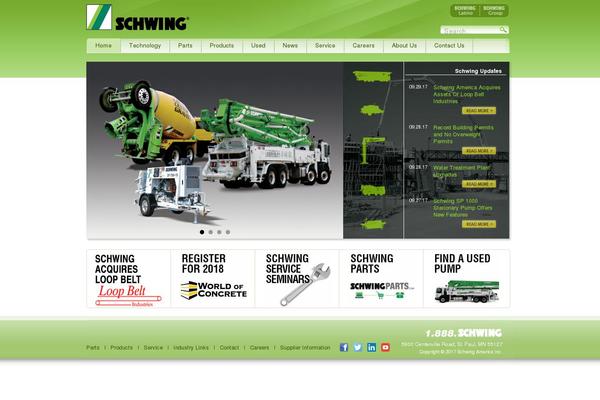 schwing.com site used Schwing